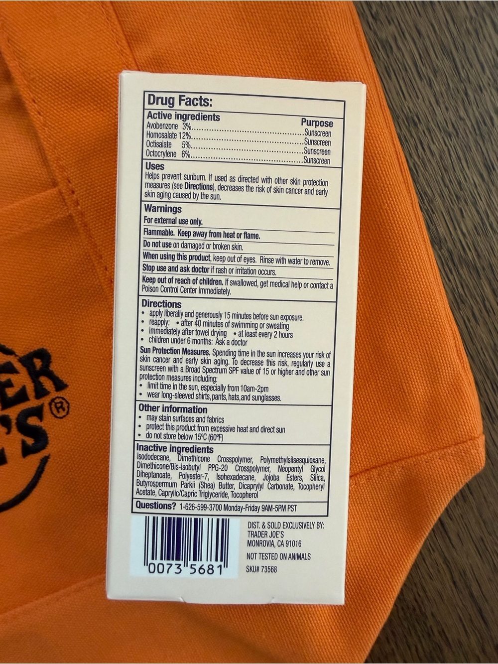 Trader Joe’s Trio: Mini Tote + Daily Facial Sunscreen (50ml) +Facial Scrub (56g) - Picture 7 of 9